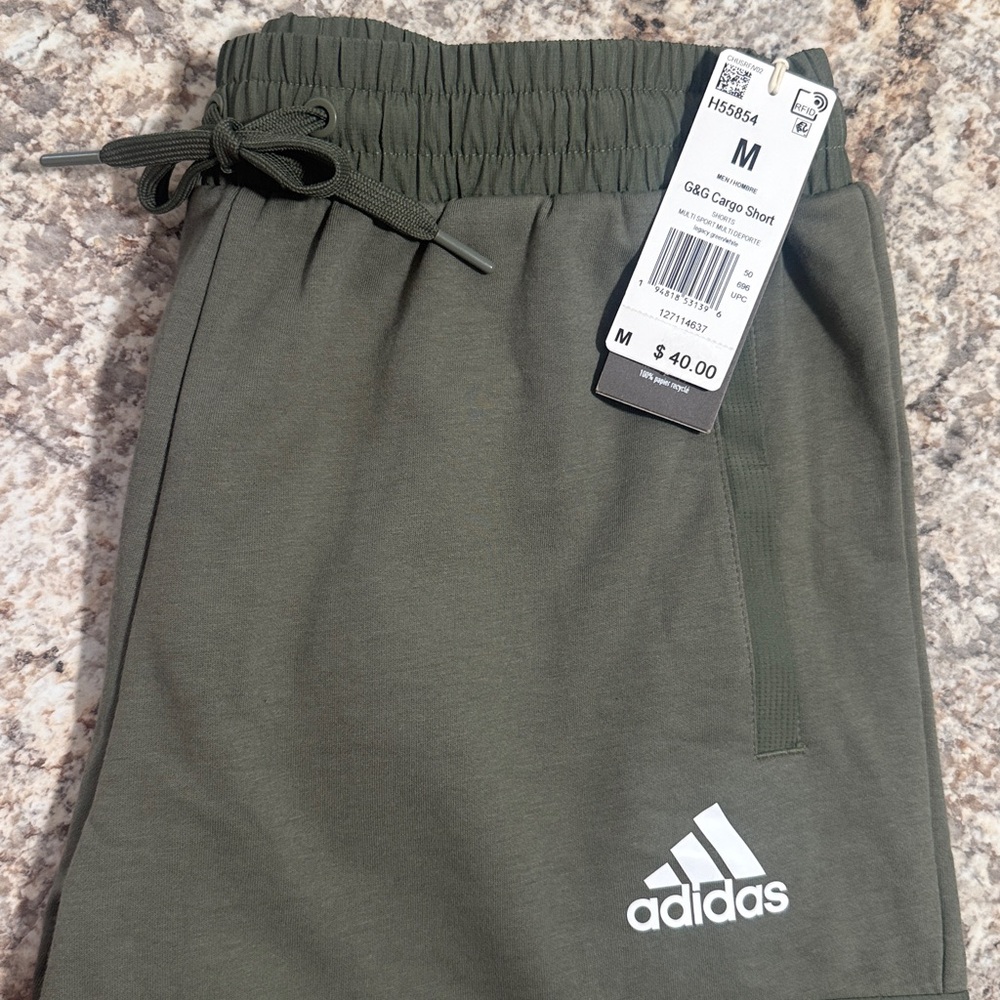 BRAND NEW! Adidas Forest Green Cargo Short